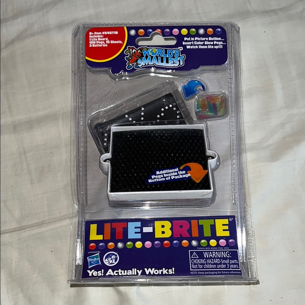 World's Smallest Lite-Brite Toy